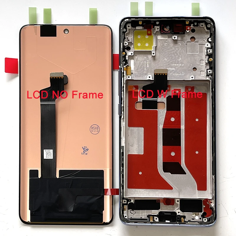 6.57'' OLED Original For Huawei nova 9 Nova9 NAM-AL00/LX9 LCD Screen Touch Panel Digitizer For Huawei Nova 9 LCD Display Frame