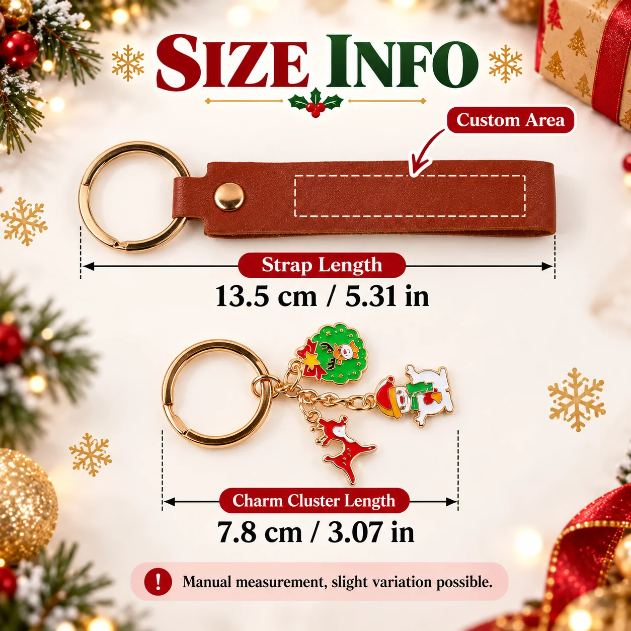 Custom Keychain For Famliy PU  - Phone Accessories Charms recension och pris