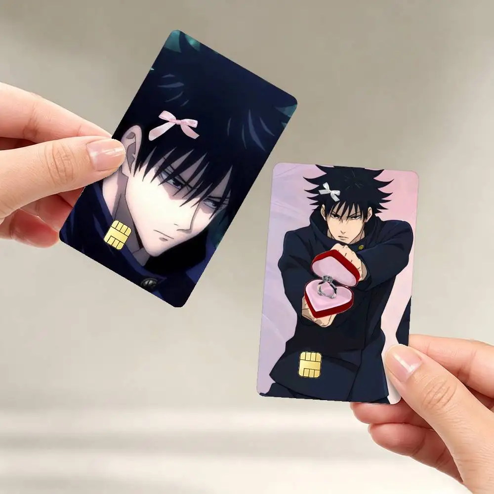 Fushiguro Megumi Anime Sticker Film Tape Skin for Credit Card Debit Card Waterproof Stickers