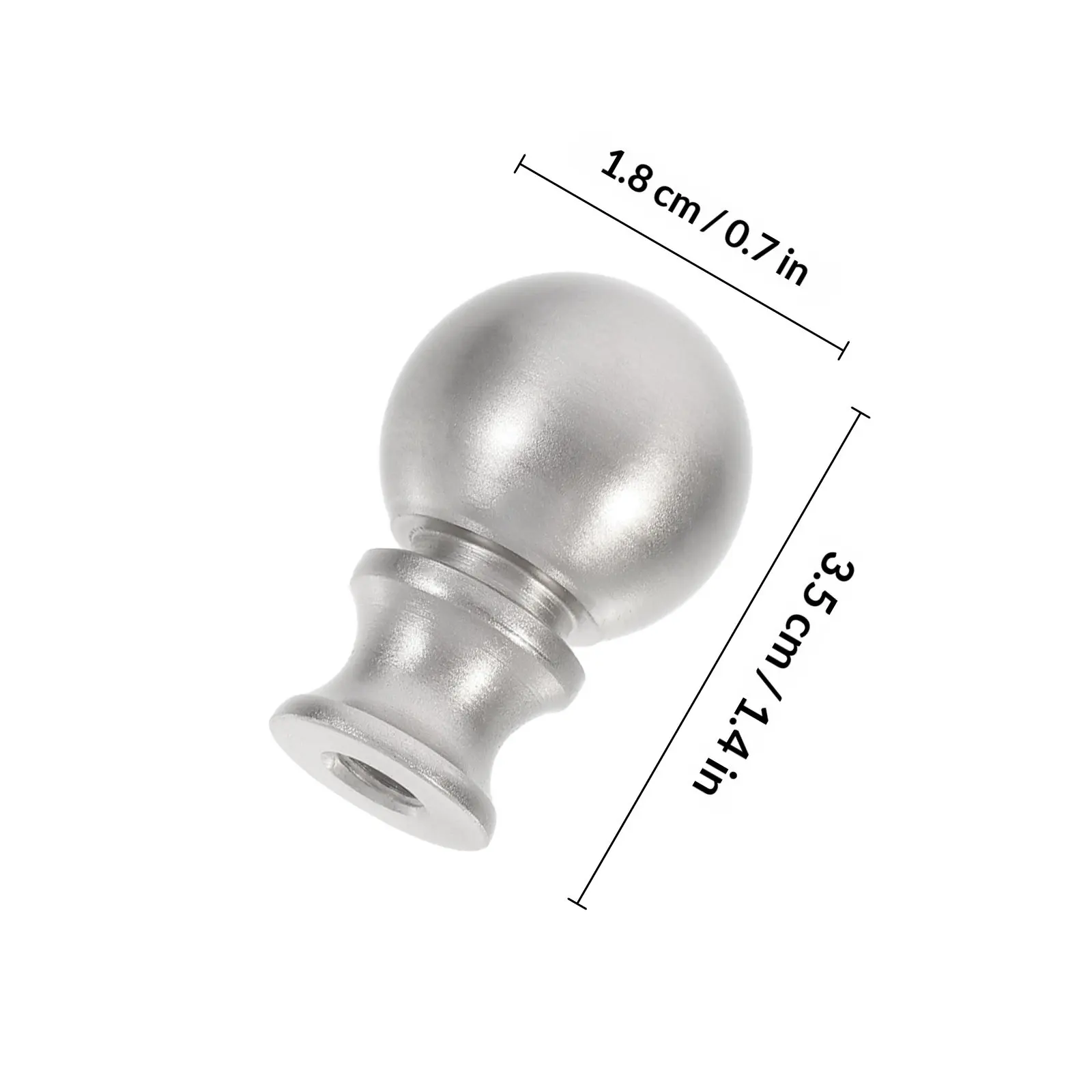 2Pcs Lamp Caps Knob Zinc Alloy Decorative Finial for Table Light Floor Lamp Shade Accessory Light Caps Knob Lampshade Finial