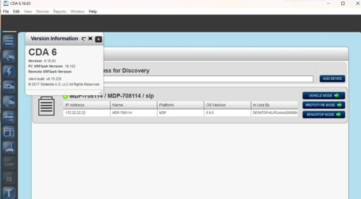 Update! CDA6 CDA6.16 Engineering Software CDA 6.16.83 Work With MicroPod Micropod2 for DODGE/ CHRYSLER/  JEEP Car Year Till 2026