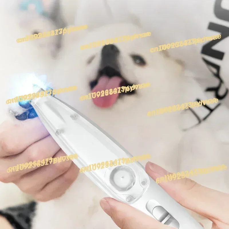 

2025Dog Grooming Clippers with LED & Vaccum Cat Foot Hair Shaver Clipper Portable Pet Hair Trimmer for Trimming Hair Around Paws