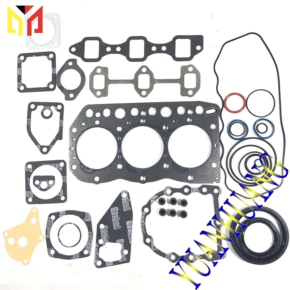 

3TNC78 Engine Full Gasket Kit Overhual Set For Yanmar Excavator Tractor Diesel Cylinder Head