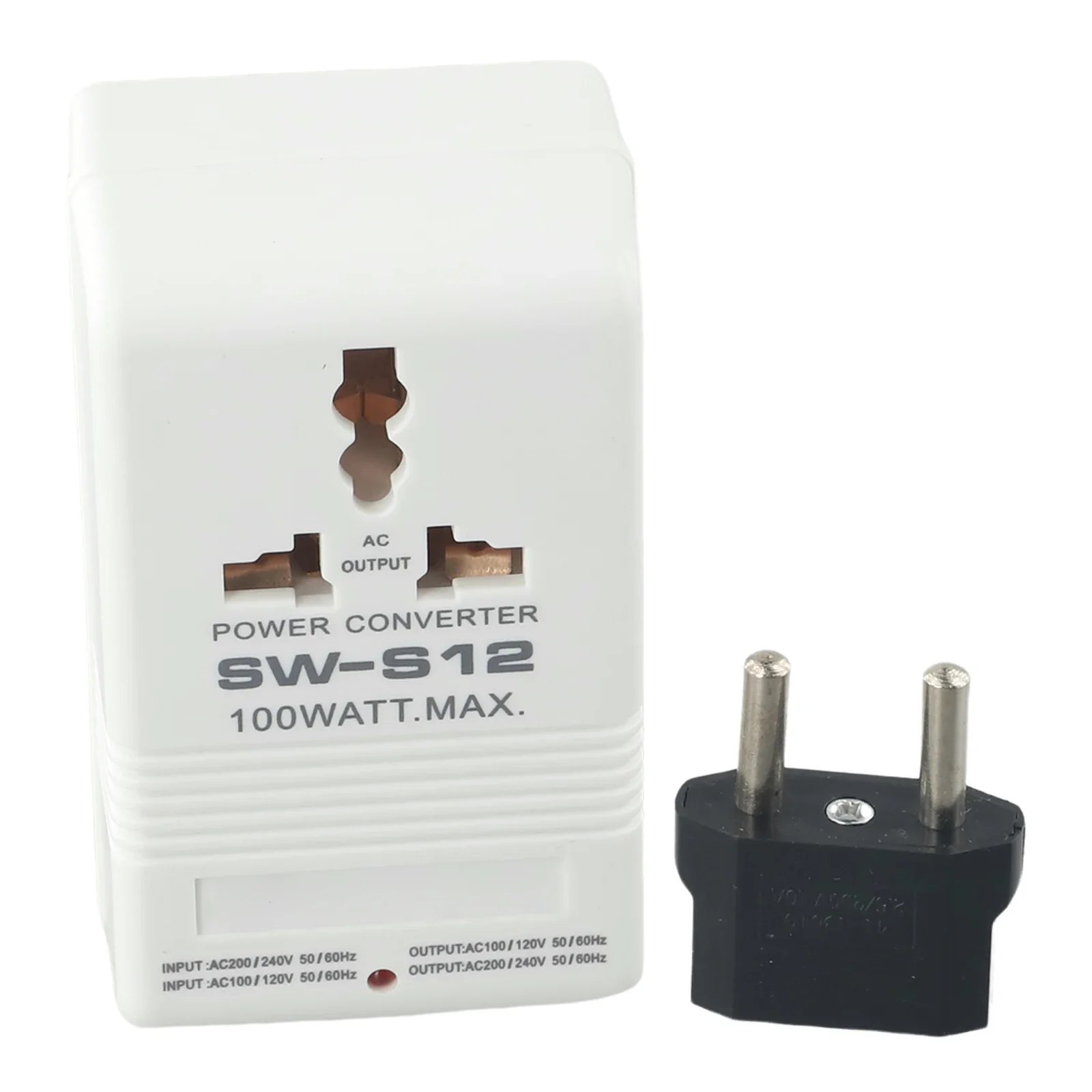 Step UP OR Down  Converter Transformer 100W 110V/120V To 220V/240V+EU Adapter Bidirectional Converter Power Transformer 100W view 4