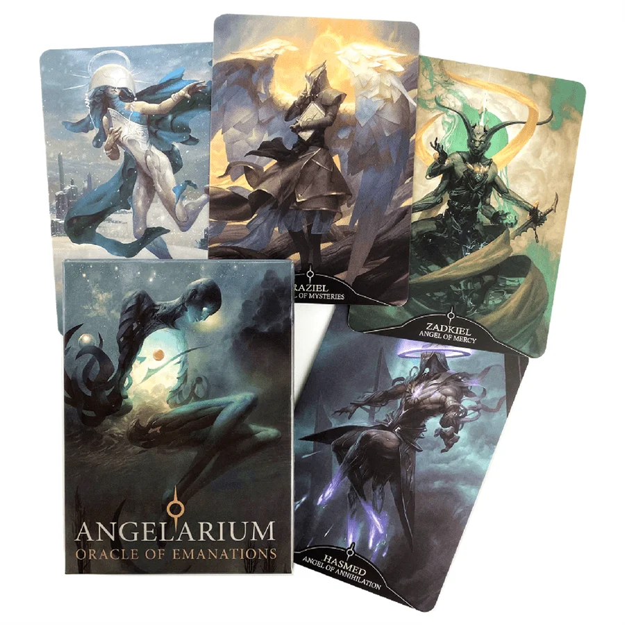 

Angelarium Oracle Of Emanations Tarot Cards Tarot Oracle Fortune Telling Game Card Party Game Tarot Divination Tools