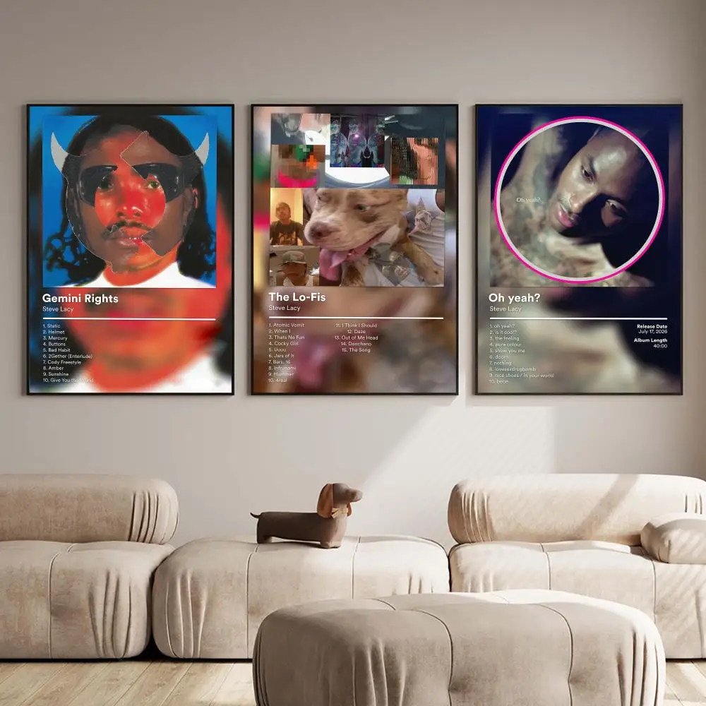 Rapper S-Steve Lacy Album Poster PP Wall Decor Posters Celebrity Music Art Prints Bedroom Office Gift