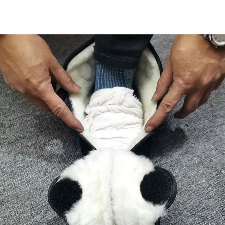 Bigfoot Bone Shoes For The Elderly Oedema Shoes Widen Foot Add Fat Instep High Men And Women Bunions Winter Wool Boots diabetes