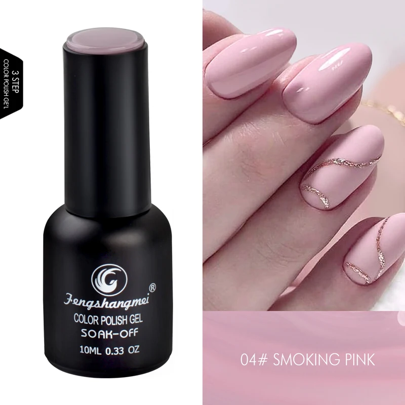 

Gel Nail Polish, 10ML Nude Pink White 80 Colors No Wipe Soak Off UV LED SLong Lasting Nail Art Starter Manicure Salon DIY at Hom