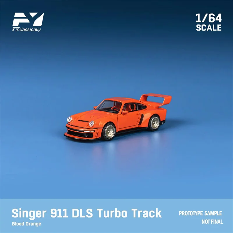 Finklasik 1:64 penyanyi DLS Turbo limited899 Diecast Model mobil