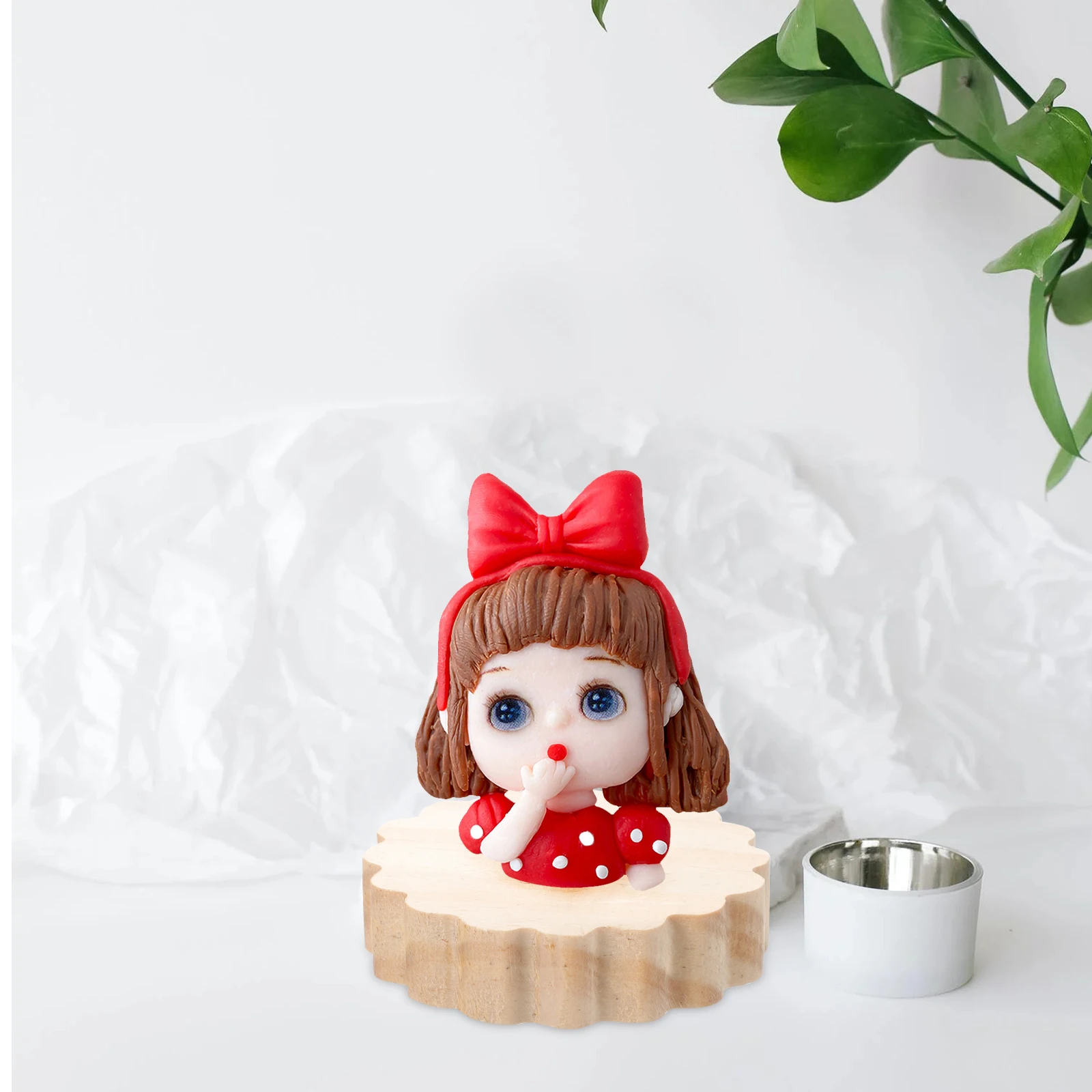 

6pcs Wooden Plaques For Crafts Unfinished Wood Base Small Display Holder Diy Craft Project Wood Plaque Statue Stand