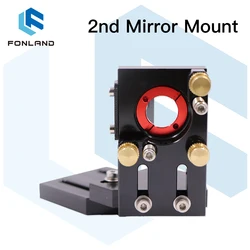 FONLAND CO2 Black Second Laser Mount Mirror 25mm Mirror Mount Integrative Mount For Lase Engraving Machine