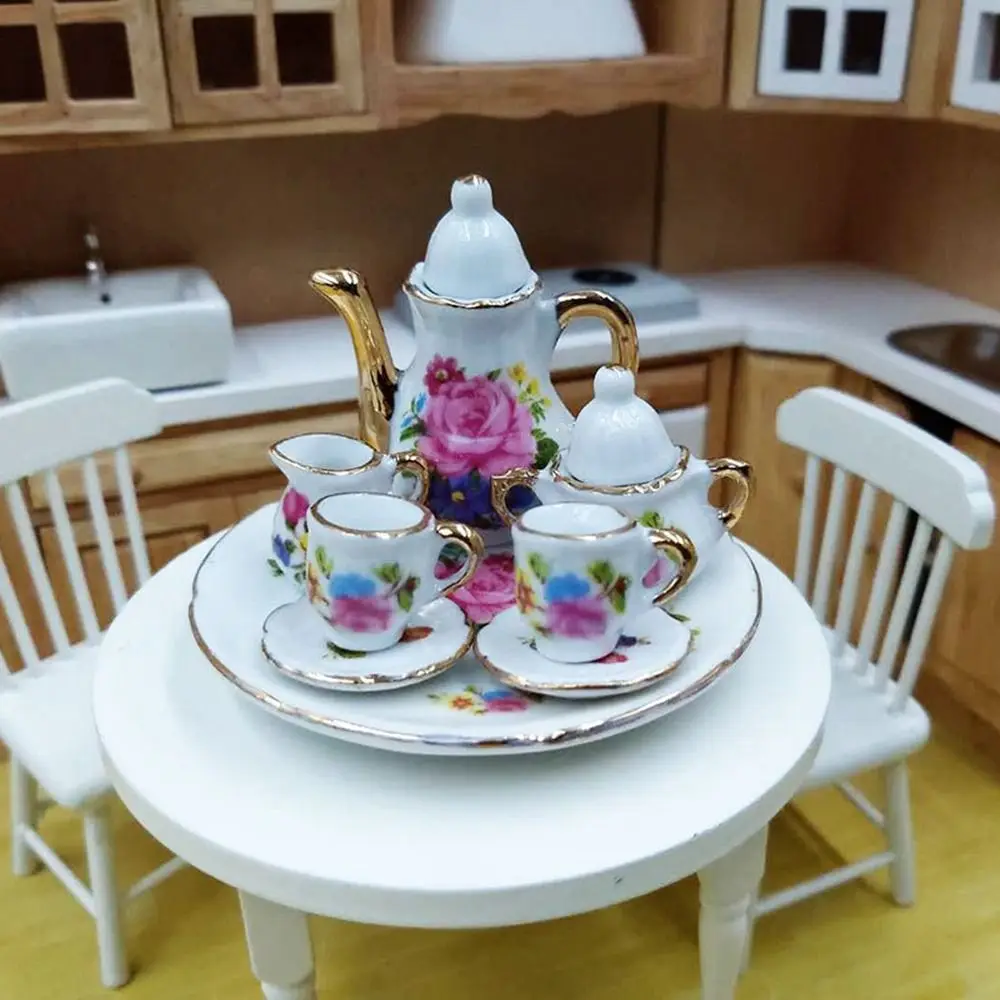 High Quality Mini House Accessories Ceramic 9 Styles China Tea Cup House Decoration for 1/6 BJD /for 1.5