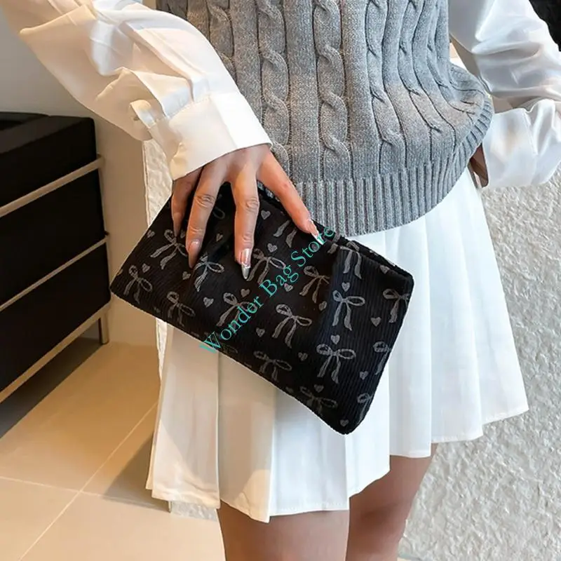 

H3CB Большая вместительная вельветовая сумка со старым принтом, сумка с многополосным ремешком для женщин