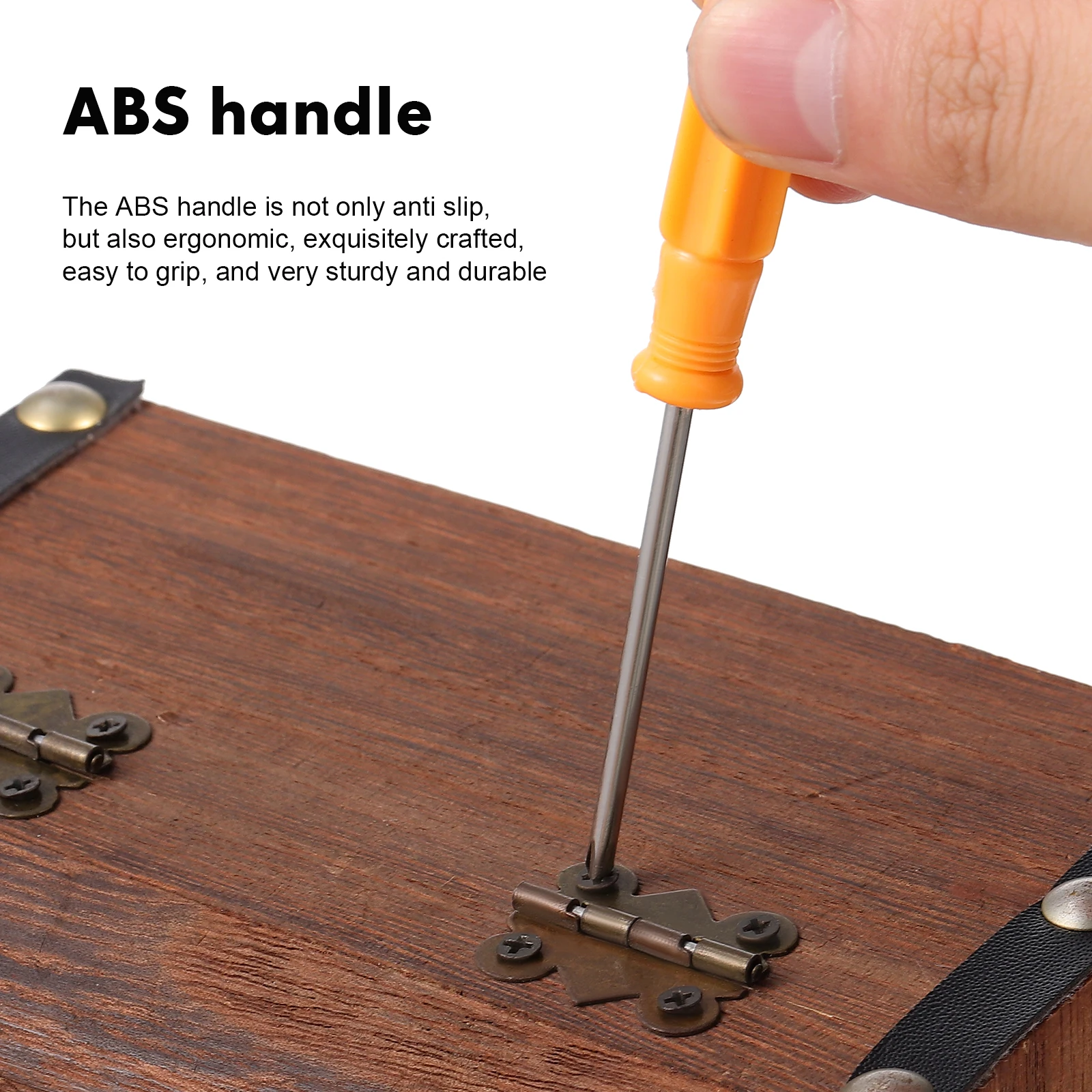 

2 pcs Screwdriver Set Precision Resistant Long Lasting High Efficiency Steel Drill Bits Easy Grip for Electrician