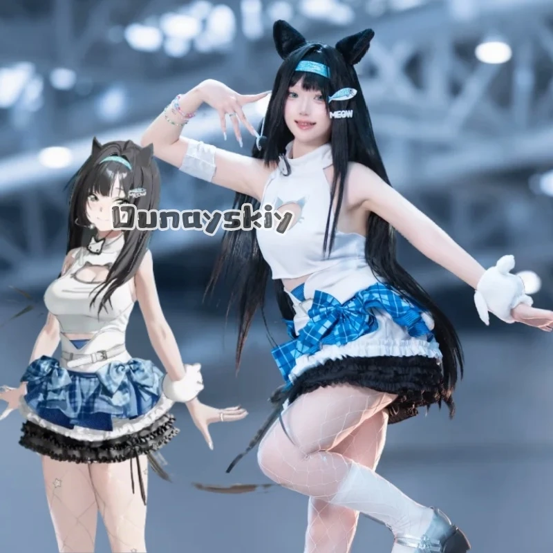 KS*02Mint Costume Kawaii Fashion Idol Uniform Vest Shorts Y2K Jirai Kei Cake Dress Wig Halloween Cosplay GODDESSS Game VICTORYSS