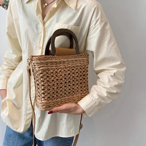 JIOMAY - Tasarımcı Çantası Sahilde Lüks Kadın çantaları, Yazın Araba Kullanmak, İpli Kapalı, Tığ İşi, Dokuma Çanta, Yüksek Kaliteli, 2024 Cebinizi tığlamak için en iyi 10 satış-no. 9