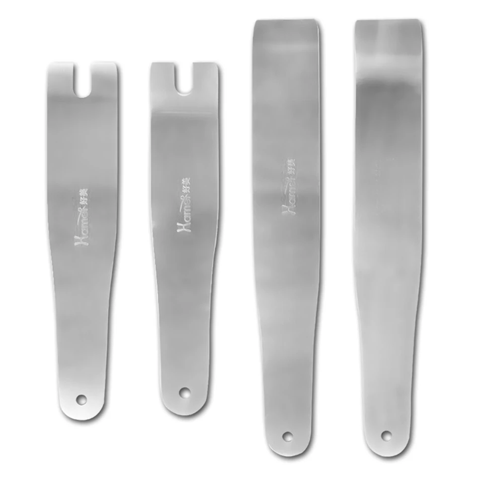 

4pcs Trim Removal Tool Metal Pry Tool Auto Clip Removal Tool Door Panel Car Interior Trim Tools Stainless Steel Pry Tool HM-498A