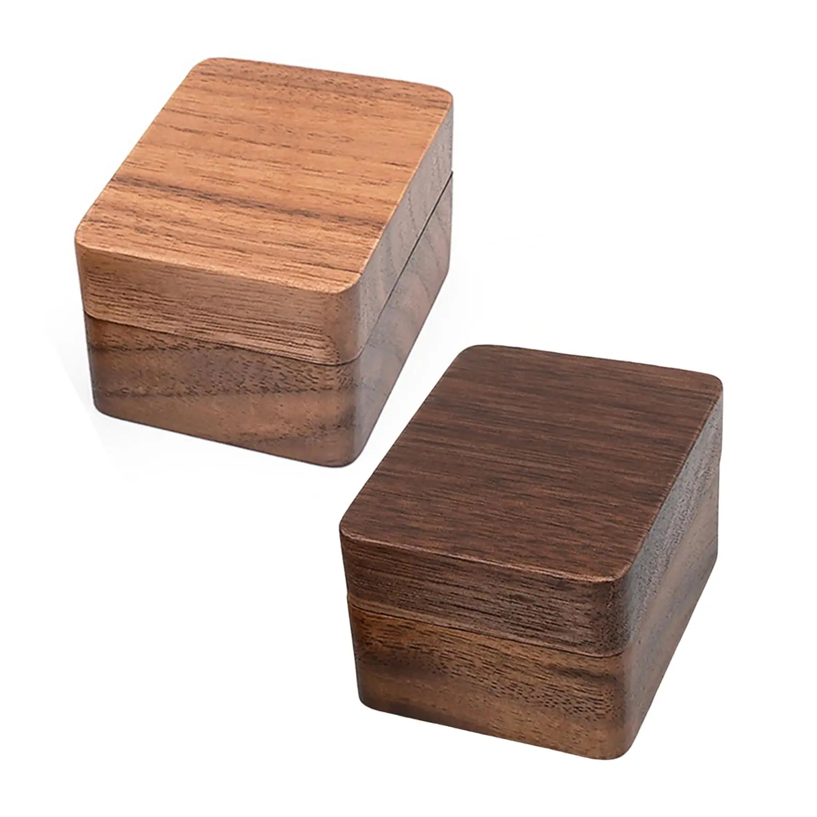

Wooden rings Box Protective Case Wedding rings Bearer Box Organizer Gift