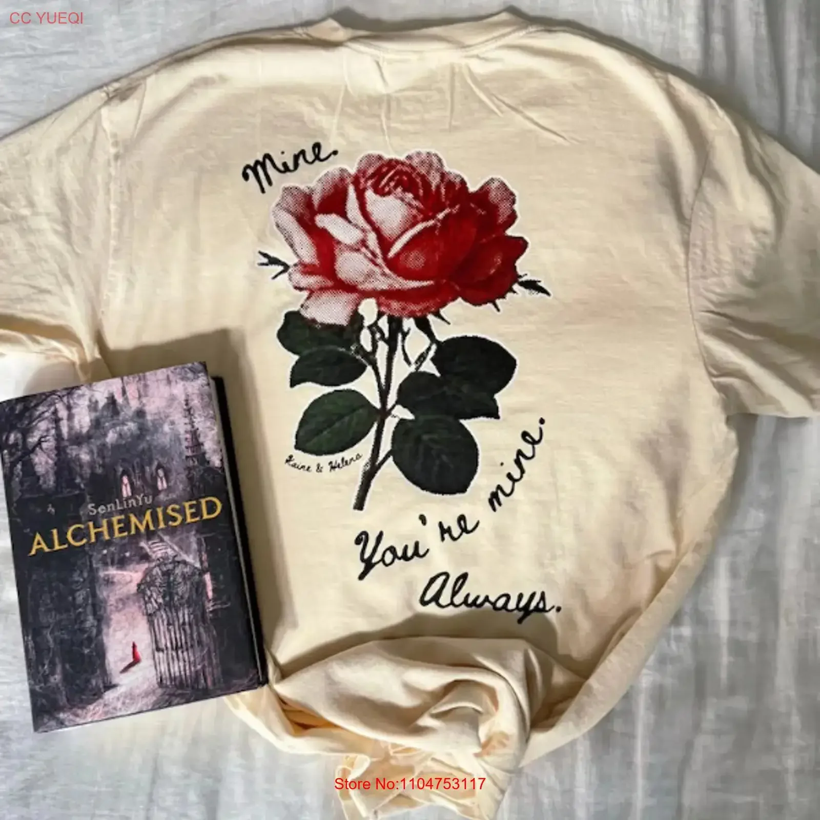 Alchemised T Shirt Kaine Ferron Helena Marino Be Careful Don Die Quote vintage Washed Slightly Unisex Top For Everyday Wear