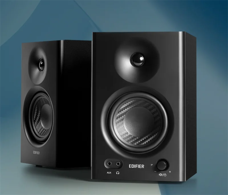 M-032 EDIFIER MR4 monitor speakers Dual Mode MICA diaphragm / Balanced Input / LC Sensitive Crossover / Headphone Output