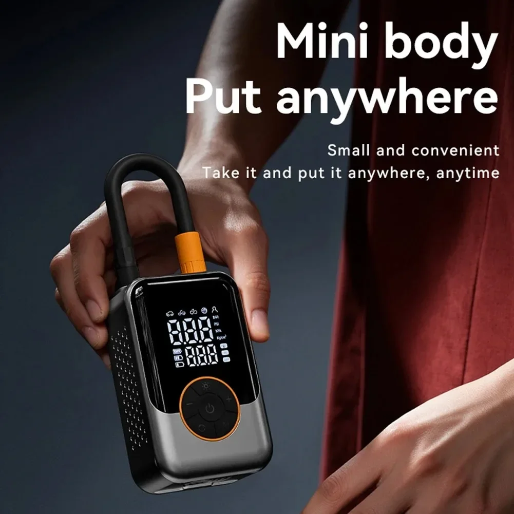 FORGMCCanyo Wireless Car Tire Inflator Portable Air Pump Electric Ai InjectorLCD Display Air Compressor For Bike Motorcycle Tyre