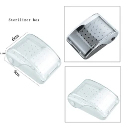 Dental Plastic Disinfection Bur Box Drill Placement Storage Box Dentist Autoclave Sterilizer Case Rack Disinfection Holder