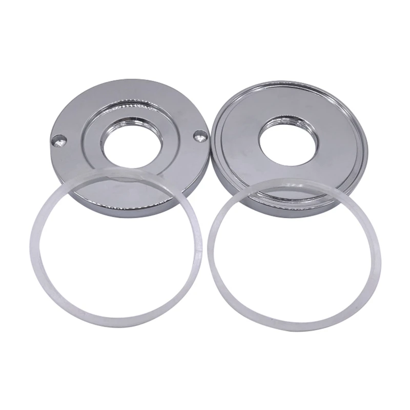

2 Piece Fixing Plate Mixer Accessories Silver For TWK TM 767 Blender Retainer Mixer Nut With O-Ring Ice Crusher For Juicer