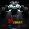 Teeggi 16101 /16102 プロ 1:16 高速 RC カー LED ライトドリフト 70 キロ/h 4WD RC オフロードカーモンスタートラックのおもちゃ子供のギフト用 2