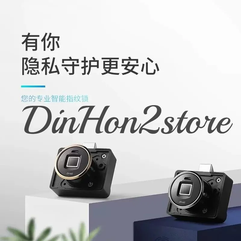 ZP182 fingerprint lock drawer lock cabinet door lock single door electronic cabinet wardrobe smart
