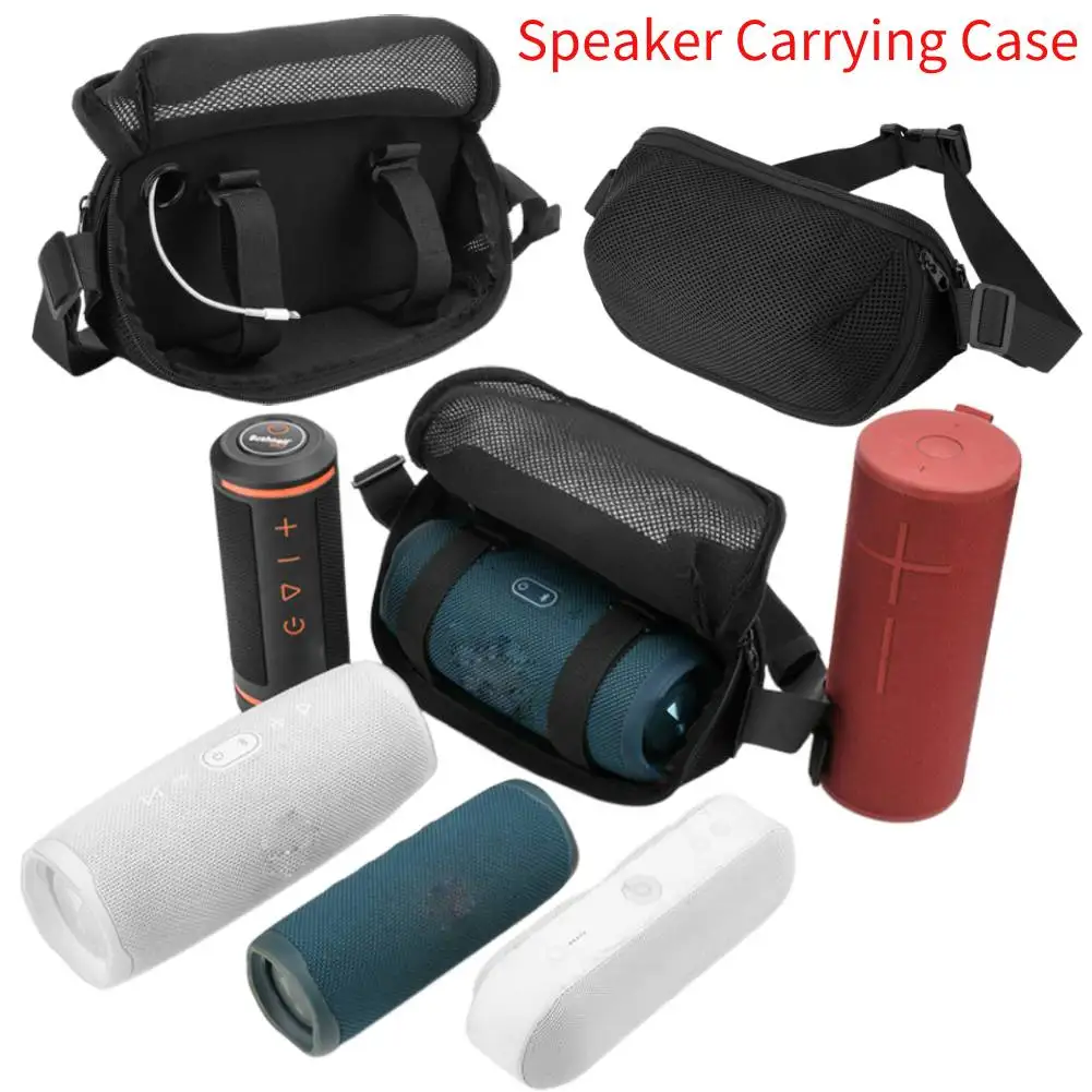 Speaker Carrying Case for JBL Flip 4 5 6 Speaker Cases Anti Scratch Chest Pack Shockproof Speaker Crossbody Bag For UE BOOM 3