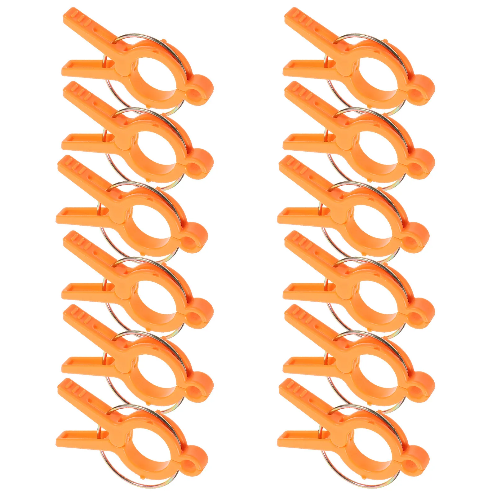 12Pcs Plant Support Clips for Climbing Plants Garden Trellis String Cage Stakes Vine Stem Tomato Watermelon Grape Plastic Garden