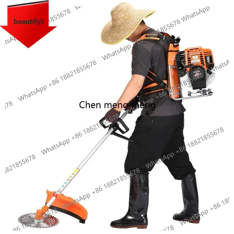 

A55 Engine lawn mower four-stroke high-power backpack multi-functional small agricultural weeding and land reclamation