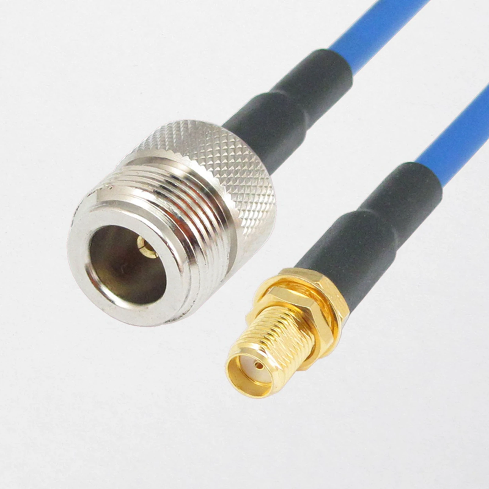 

N Type Female Jack to SMA Female Jack RF Semi Flexible Low Loss Coaxial Cable Lot RG402