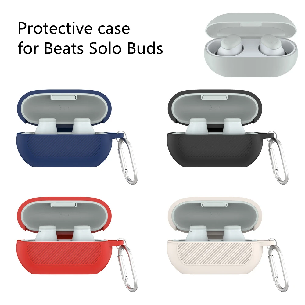 

For Solo Buds Headphone Case Silicone Case Drop-proof and Dust-proof Headphone Case