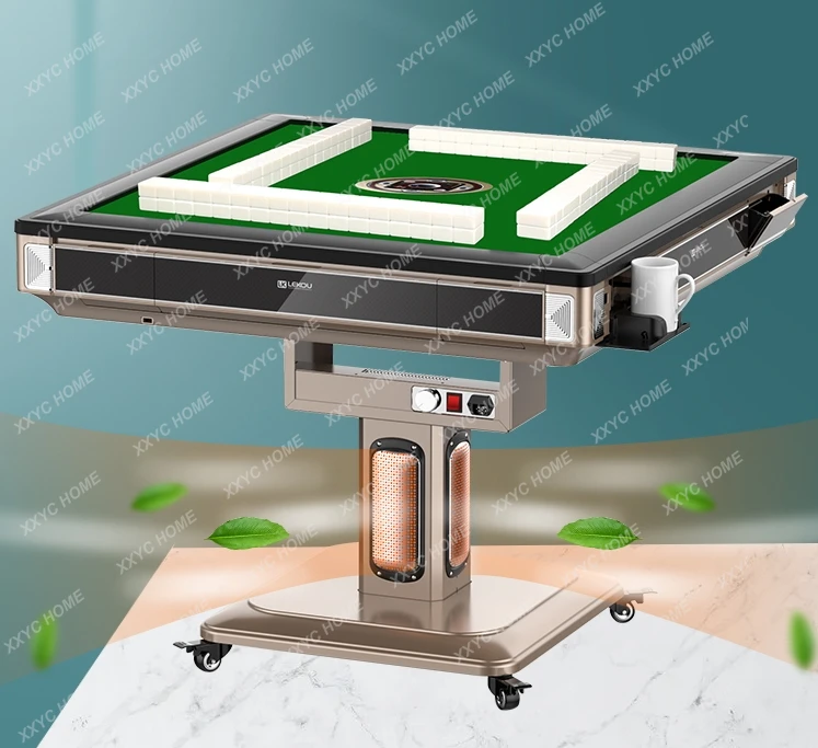 

Automatic Folding Subwoofer with Imitation Jade Mahjong Dual-Purpose Heating Electric Mahjong Table