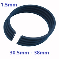 4pcs Piston Rings 1.5mm x 30.5mm 31mm 32mm 33mm 34mm 35mm 36mm 36.5mm 37mm 37.5mm 38mm Ring Chainsaw Trimmer Brushcutter Blower