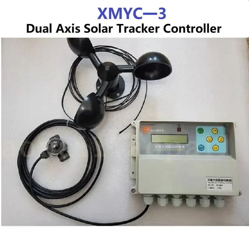 Imagem -02 - Controlador de Eixo Duplo Solar Tracker Sun Tracker Sistema de Rastreamento Automático Rastreamento de Plataforma de Dois Graus de Liberdade