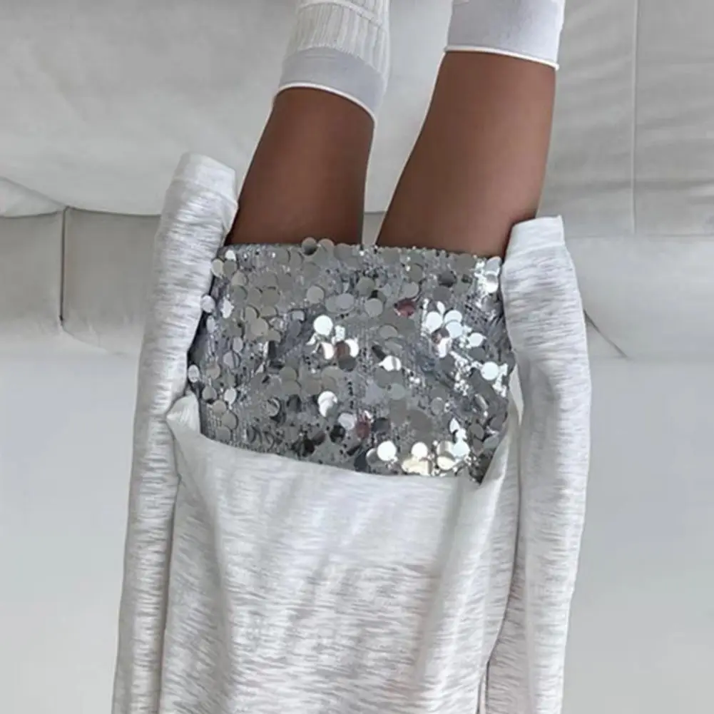 

Женская юбка с пайетками 2021, блестящая облегающая мини-юбка с высокой талией, эластичные короткие юбки с блестками, юбки для новогодней вечеринки