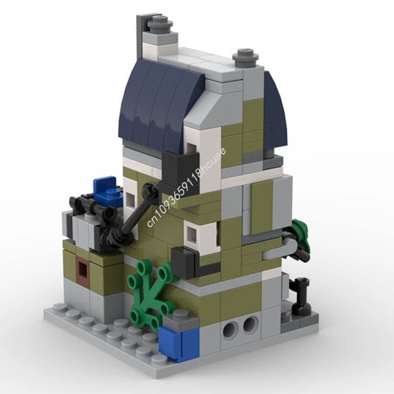 

224pcs MOC Parisian Restaurant Mini Moduolar Modular Buildings Building Blocks Christmas asy-to-Start Beginner Friendly Gift