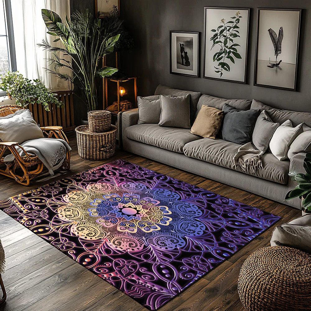 

Ковер в стиле бохо, моющиеся, нескользящие, для дома и улицы, современный абстрактный ковер, декор для гостиной, домашние коврики, подарки