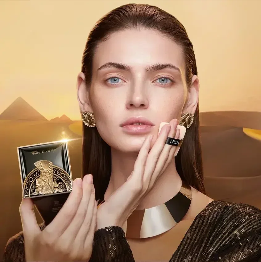 ZEESEA Original Makeup Gesichtspuder, Ölkontrolle, langanhaltender, gepresster Einstellung, Concealer und Kontur, seltene Schönheitskosmetik