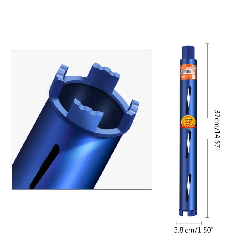 Punta da trapano Diamond Dry Drill Bit Hole Drill Hood strumento di perforazione per aria condizionata