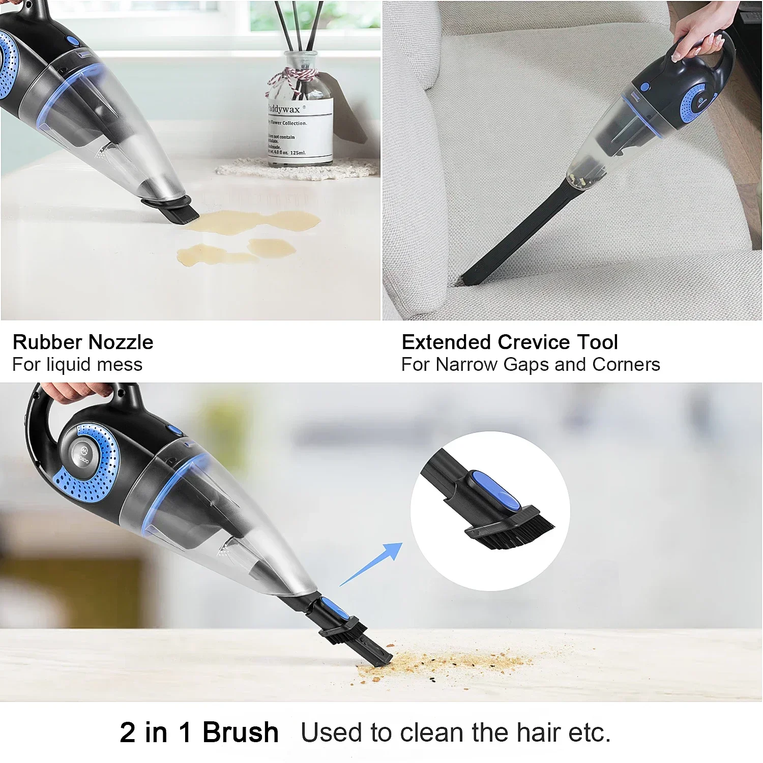 Wet And Dry Vacuum Cleaner Handheld  Handheld Anti-Mite Vacuum Cleaner Mini Handheld Vacuum Cleaner