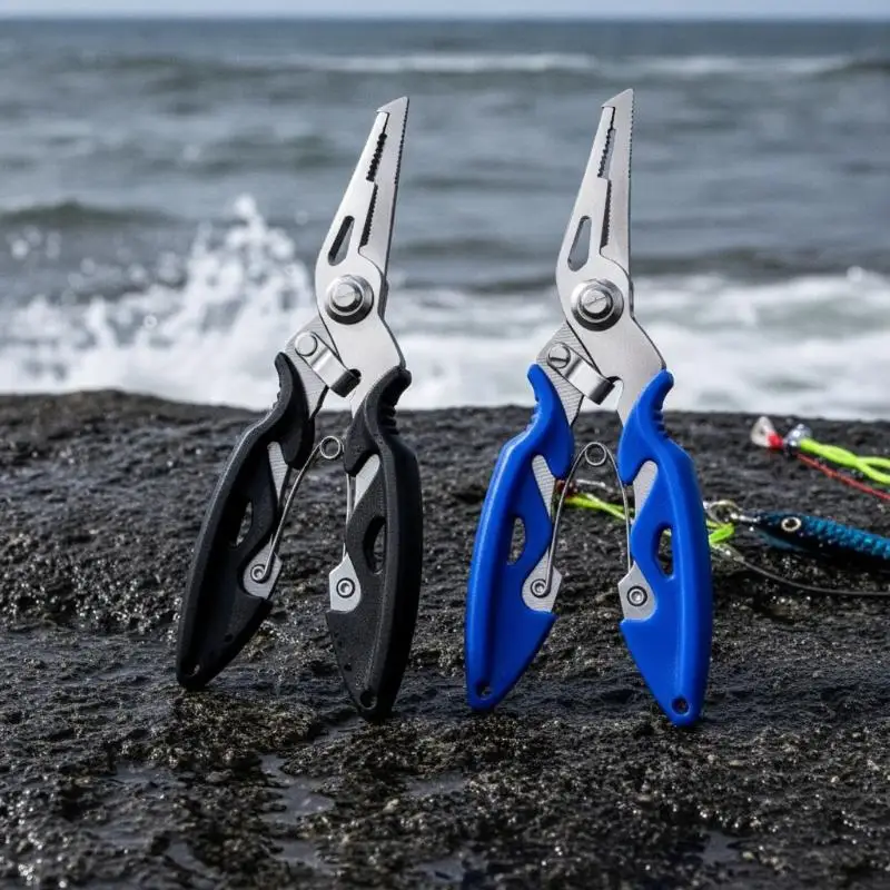 New Mini Stainless Steel Fishing Pliers Lightweight Multifunctional Perfect For Outdoor Angling All Fishing Trips