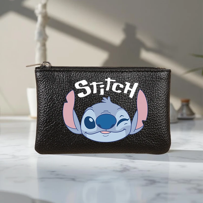 

1pc Stitch Cartoon Short Wallet with Zipper Closure, Compact & Stylish for Everyday Use, Coin Purse for Daily Commute Use