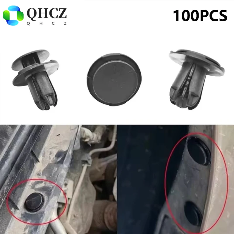 

100PCS M8 Korean Car Bumper Leaf Decoration Fastener Clips OEM1420608250B 865952T500 Lining Mud Retaining Buckle for Vehicle