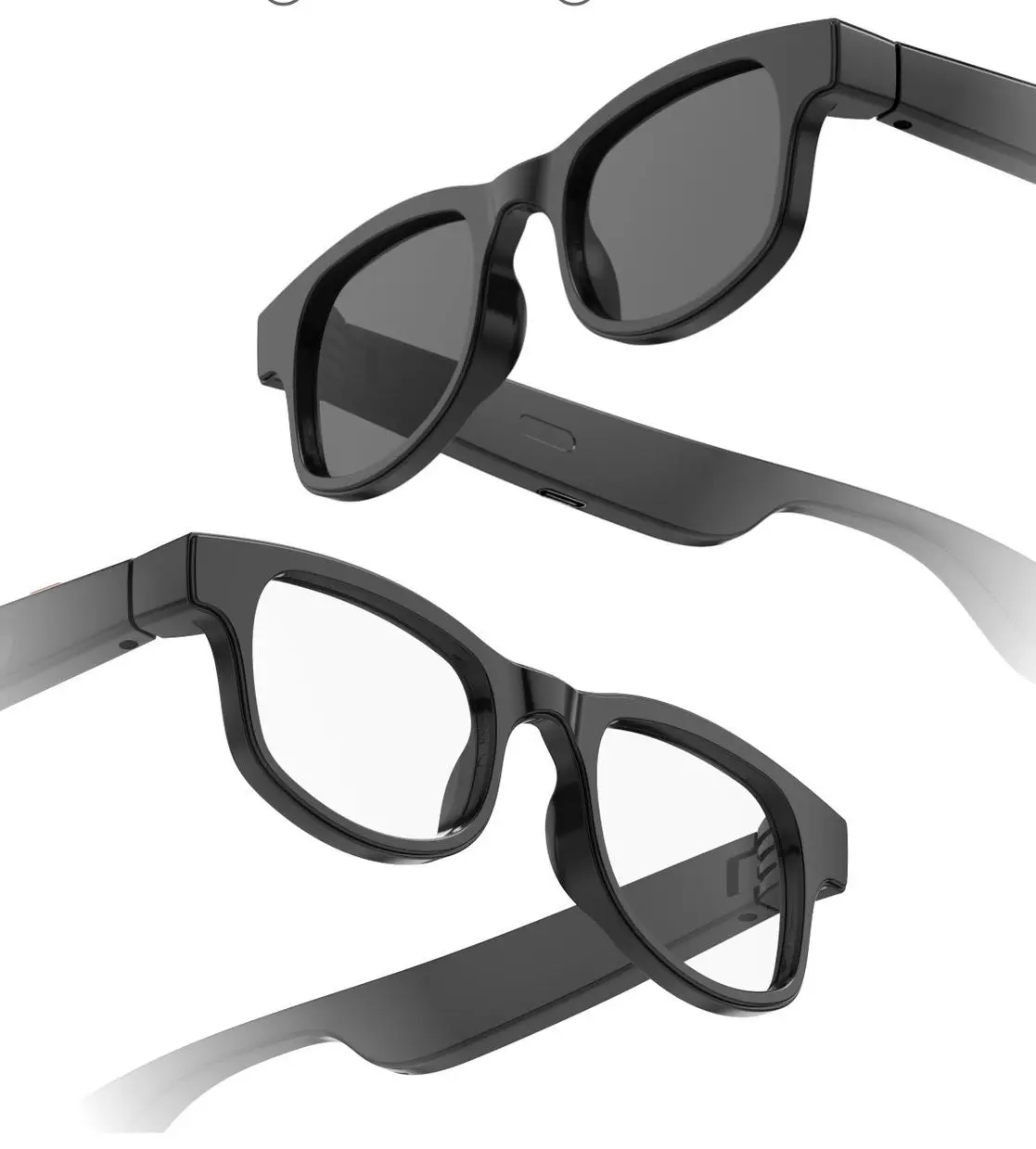 ZECAA New Smart Touch Wireless Bluetooth Intelligent Audio Headset Glasses Bluetooth Smart Touch Wearable Headset Audio Glasses