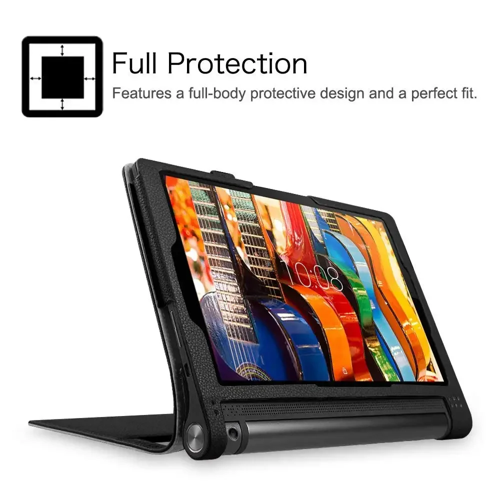 For Lenovo Yoga Tab 3 10 X50L X50F Tablet Case Stand Pu Leather Cover for Lenovo Yoga Tablet 3 10.1 X50F X50M X50L Funda Capa