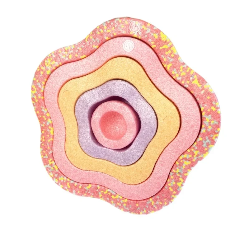 Flowers Cross  Balance Board Cross The Bridge Stone Early Education Kindergarten Balance Training Sense Training Stepping Stone