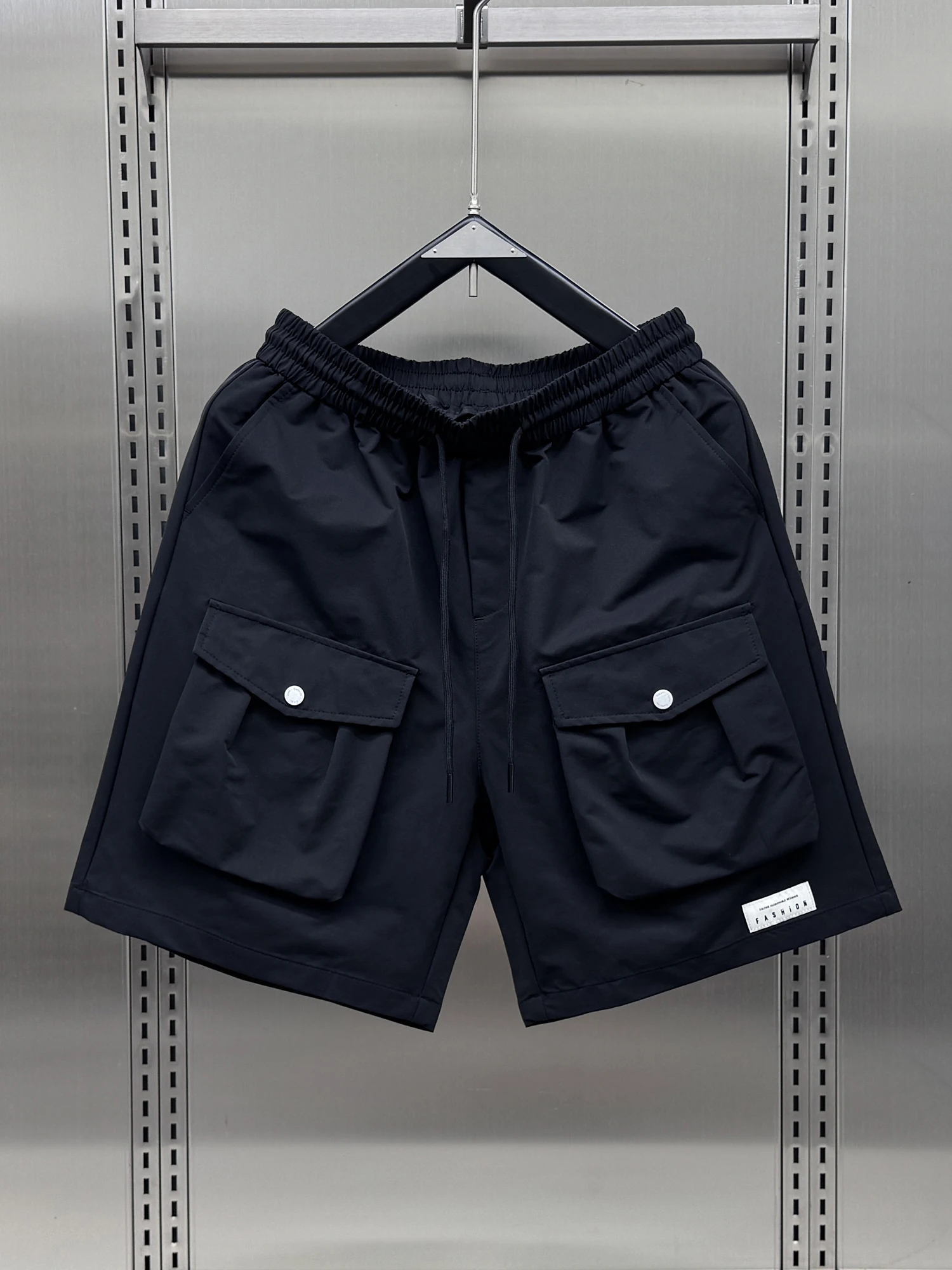 

American Style Handsome Multi-Pocket Workwear Shorts Men's Summer New Loose Trendy Five-Quarter Pants Youth Daily Fashion